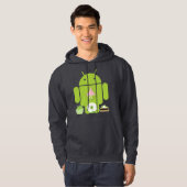Android Versions Hoodie (Voorkant volledig)