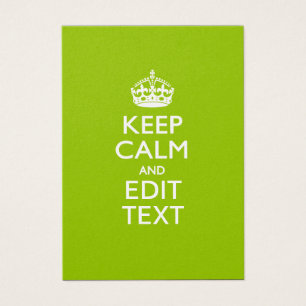 Android Vert Gardez Le Calme Et Votre Texte