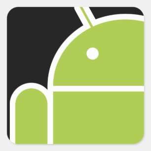 Android Vierkante Sticker