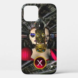 ANDROID XENIA SPACESHIP PILOT, Gem Monogram Sci Fi iPhone 12 Hoesje