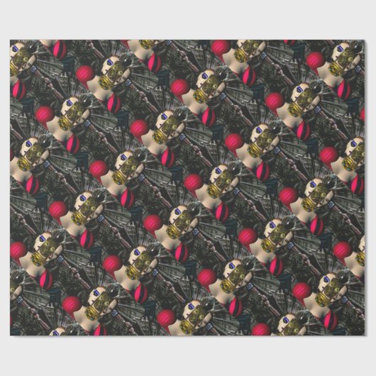 ANDROID XENIA SPACESHIP PILOT, Science Fiction Cadeaupapier (Vlak)