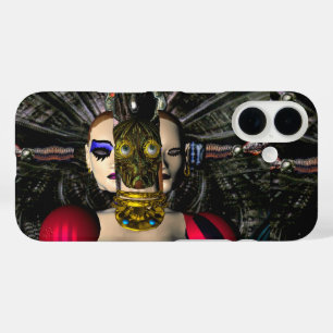 ANDROID XENIA SPACESHIP PILOT Science Fiction iPhone 16 Hoesje