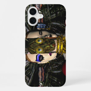 ANDROID XENIA SPACESHIP PILOT, Science Fiction iPhone 16 Plus Hoesje