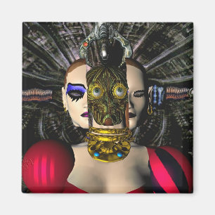 ANDROID XENIA SPACESHIP PILOT, Science Fiction Magneet