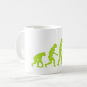 Androïde evolutie koffiemok (Voorkant links)