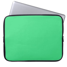 Androïde groen (vaste kleur) laptop sleeve