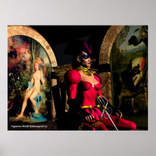 ANDROÏDE XENIE IN DE ORBITERS VAN HYPERION POSTER