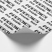 ANDROIDEN zijn ook mensen! Cadeaupapier (Hoek)