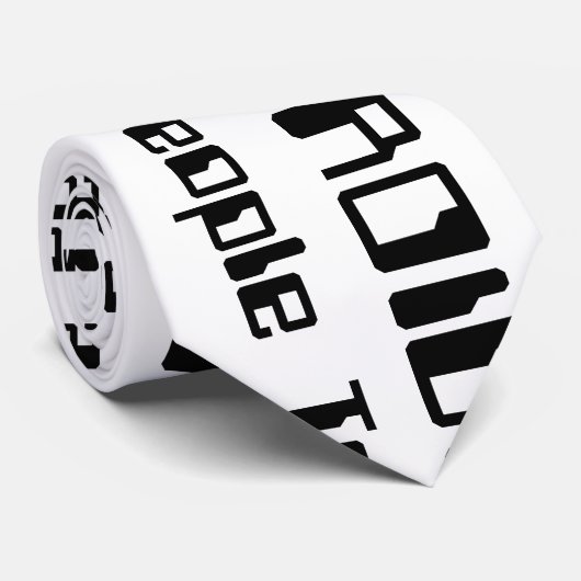 ANDROIDEN zijn ook mensen! Stropdas (Opgerold)