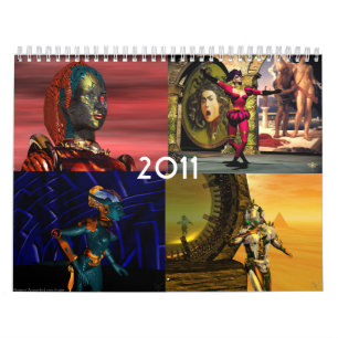ANDROIDS ,CYBORGS VAN HYPERION WORLD 2017 Sci-Fi Kalender