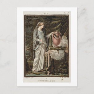 Andromache, kostuum voor "Andromache" van Jean Rac Briefkaart