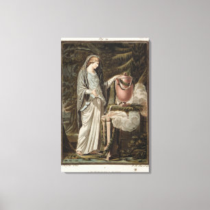 Andromache, kostuum voor "Andromache" van Jean Rac Canvas Afdruk