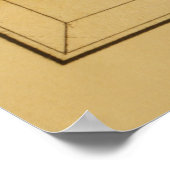 Andromeda - Astronomisch Star Chart Afbeelding Poster (Hoek)