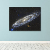 Andromeda Galaxy Canvas Afdruk (Insitu (Houten vloer))