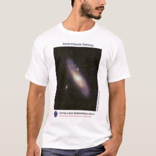 Andromeda Galaxy door Lee Coombs Front T-shirt