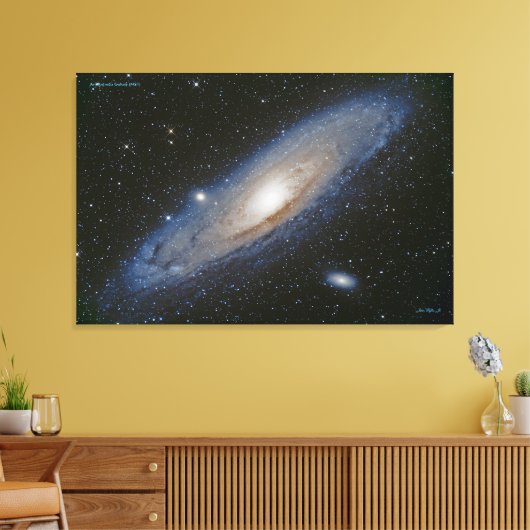 Andromeda Galaxy (M31) - onderscheiden Canvas (Insitu (Woonkamer))