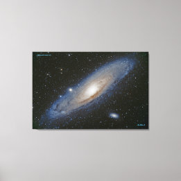 Andromeda Galaxy (M31) - onderscheiden Canvas Afdruk