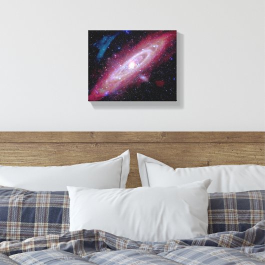 Andromeda Galaxy Messier 31 Composite Image Canvas Afdruk (Insitu (Slaapkamer))
