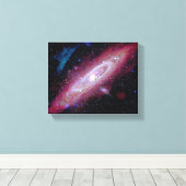 Andromeda Galaxy Messier 31 Composite Image Canvas Afdruk (Insitu (Houten vloer))
