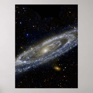 Andromeda galaxy milky way cosmos universum poster