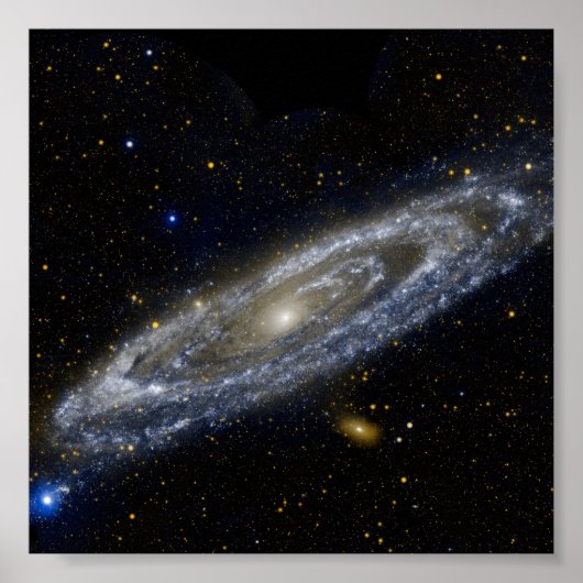 Andromeda galaxy milky way cosmos universum poster (Voorkant)