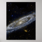 Andromeda galaxy milky way cosmos universum poster (Voorkant)
