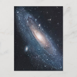 andromeda galaxy milky way kosmos universum briefkaart