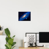 Andromeda Galaxy Poster (Thuiskantoor)