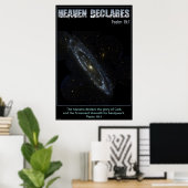 Andromeda Galaxy Poster / Imprimer (Bureau à domicile)