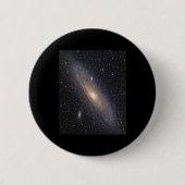 Andromeda Galaxy Ronde Button 5,7 Cm (Voorkant)