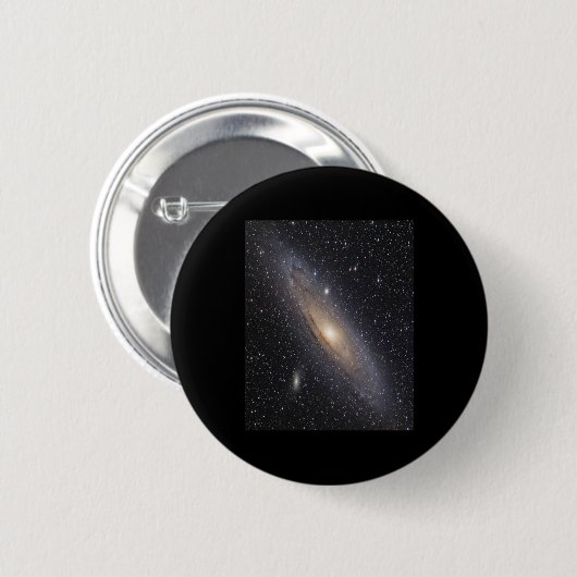 Andromeda Galaxy Ronde Button 5,7 Cm (Voorkant /achterkant)
