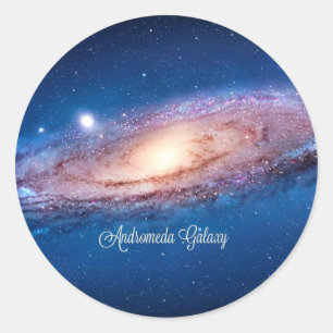 Andromeda Galaxy Ronde Sticker
