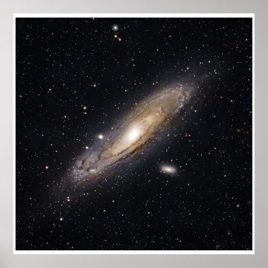 Andromeda Galaxy | Space Photography Poster (Voorkant)