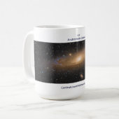 Andromeda Galaxy van Nikkolai Davenport - Mok van  (Voorkant links)