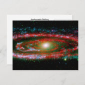 Andromeda Gallaxy Briefkaart (Voorkant / Achterkant)