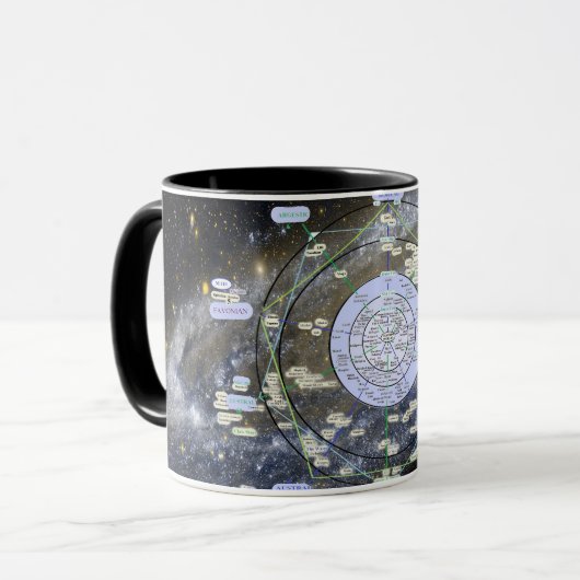 Andromeda Map mug (Devant gauche)