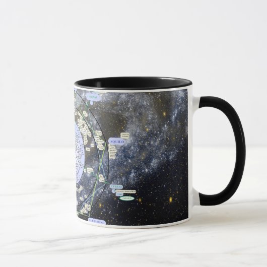 Andromeda Map mug Mok (Rechts)