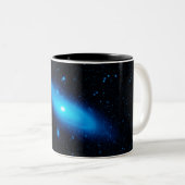 Andromeda sterrenstelsel ruimtewetenschap astronom tweekleurige koffiemok (Voorkant rechts)