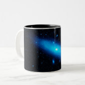 Andromeda sterrenstelsel ruimtewetenschap astronom tweekleurige koffiemok (Voorkant links)