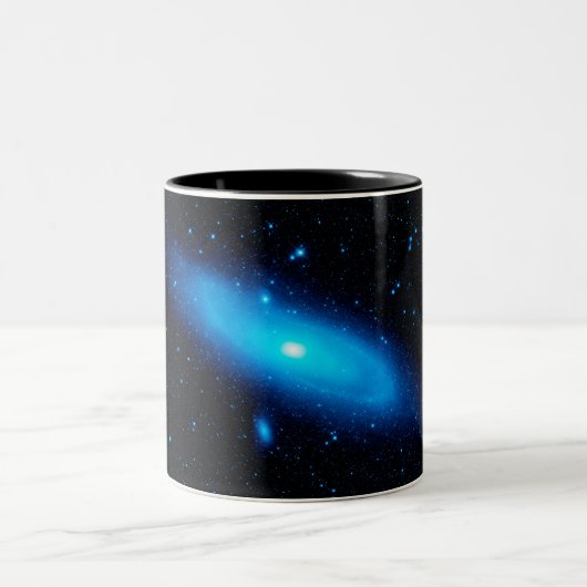 Andromeda sterrenstelsel ruimtewetenschap astronom tweekleurige koffiemok (Center)