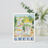 Andros, Griekenland, Reisposter Briefkaart (Staand voorkant)