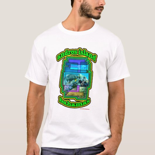 Andros Island Bahamas T-shirt (Voorkant)