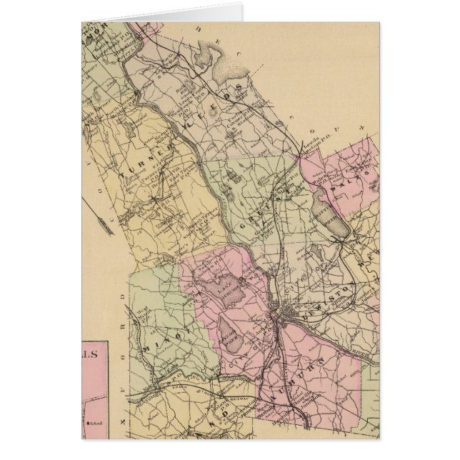 Androscoggin County, Maine Map (Voorkant)