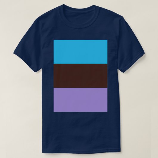 Androsexual Flag T-shirt (Design voorkant)