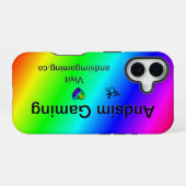 Andsim Gaming Iphone 16 coque (Verso Horizontal)