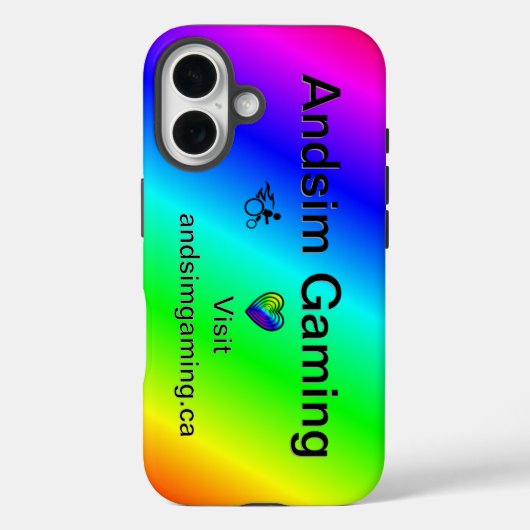 andsim gaming iphone 16 hoesje (Achterkant)