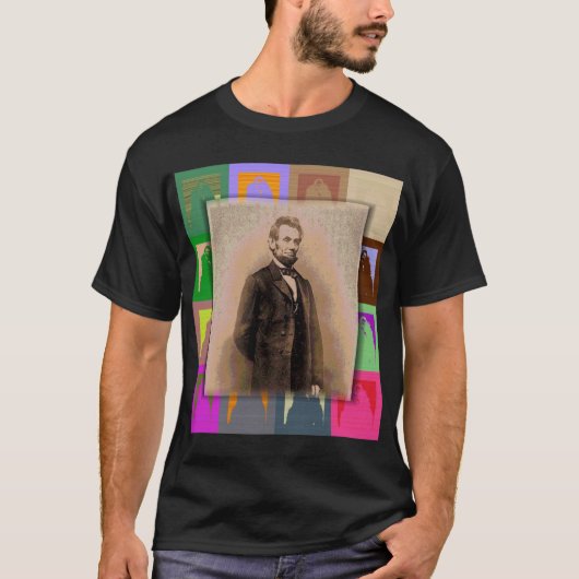 Andy    Abraham Lincoln 3 T-shirt (Voorkant)