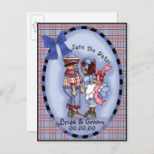 Andy & Annie, Save the Date, Briefkaart (Voorkant / Achterkant)