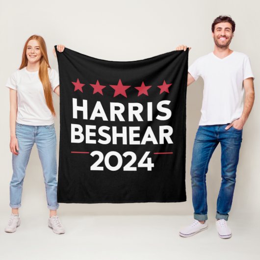 Andy Beshear 2024 Harris Beshear 202 Fleece Deken (In situ)