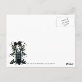 "Andy" Cute Gothic Fairy Briefkaart (Achterkant)